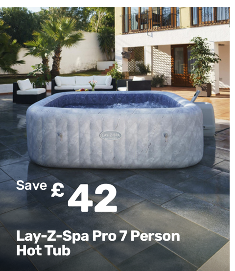 Lay-Z-Spa Pro 7 Person Hot Tub. Save £42