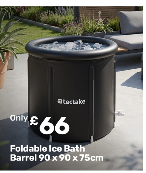 Foldable Ice Bath Barrel 90 x 90 x 75cm. Only £66