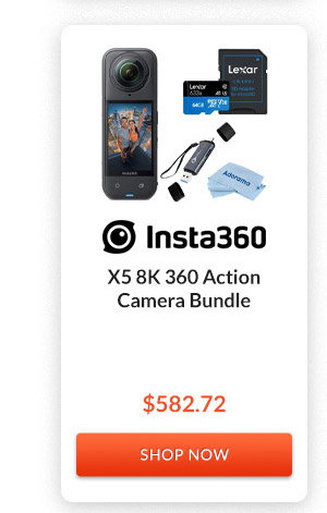 Insta360 X5 8K 360 Action Camera Bundle