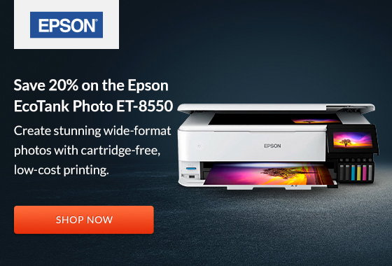 Epson Save 20% on the Epson EcoTank 