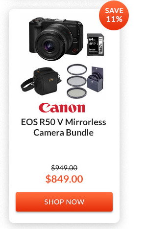 Canon EOS R50 V Mirrorless Camera Bundle