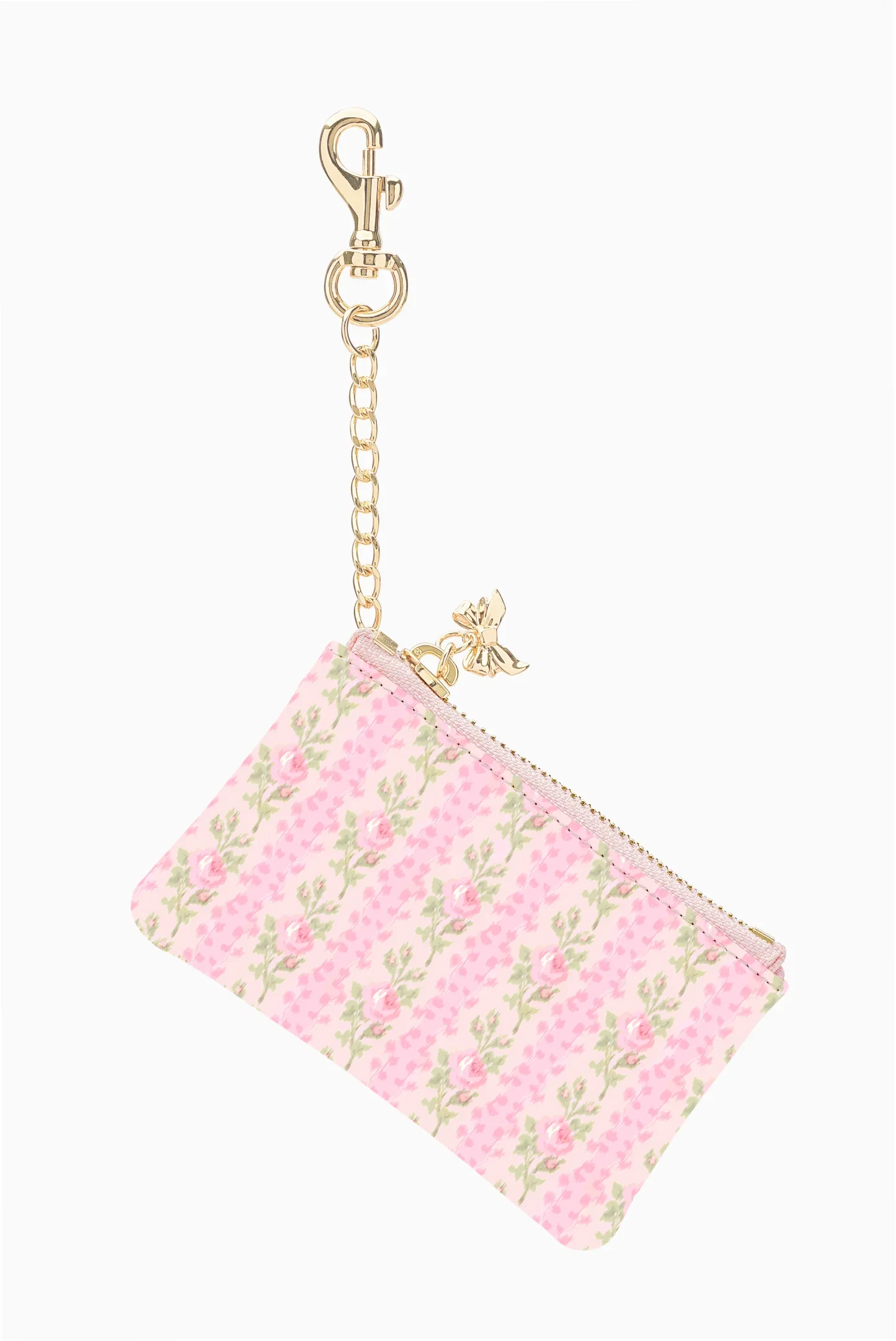 Image of Case-Mate x LoveShackFancy Keychain Wallet- Blooming Heirloom