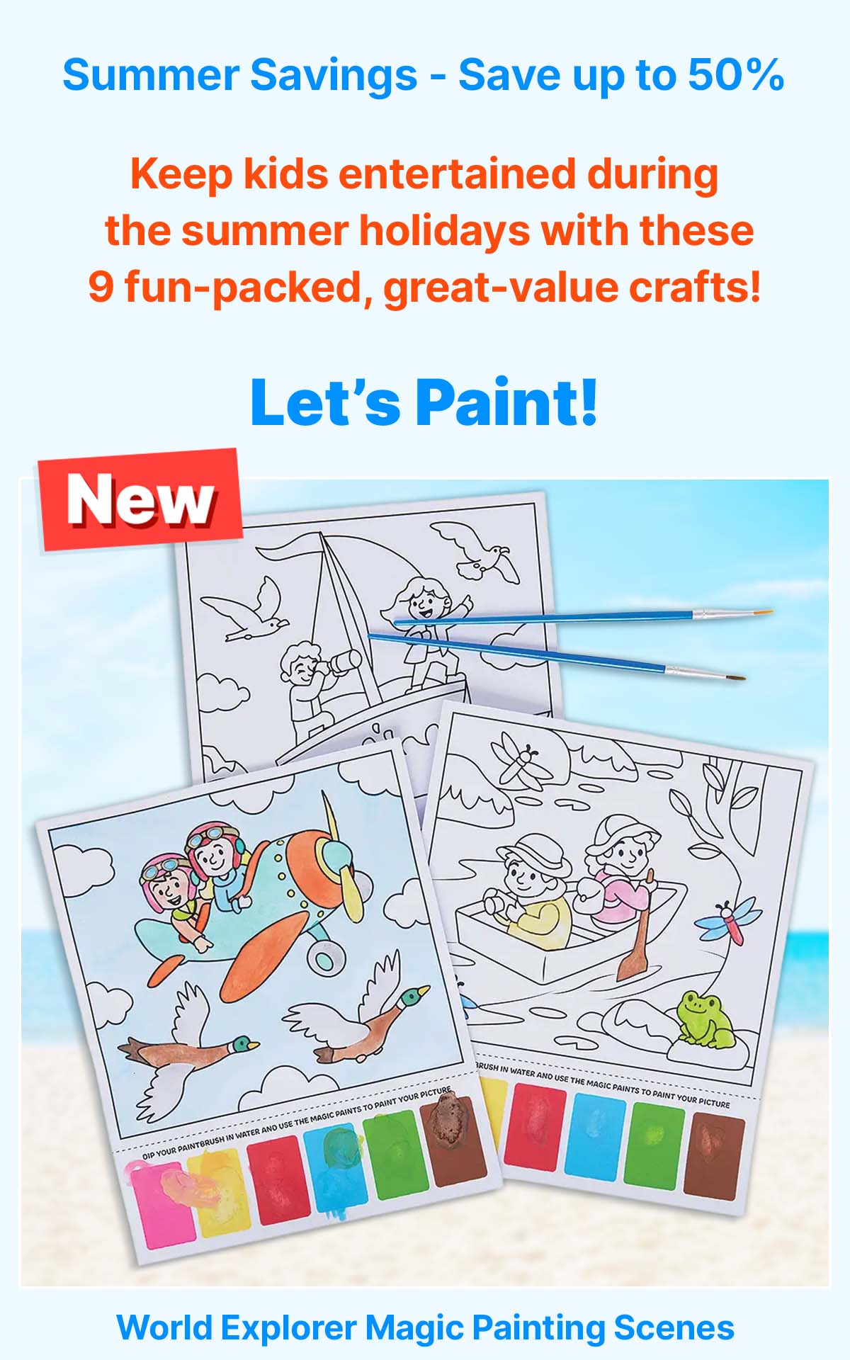 World Explorer Magic Painting Scenes