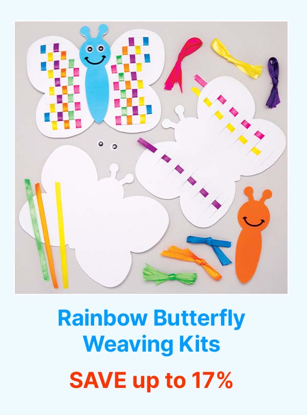 Rainbow Butterfly Weaving Kits