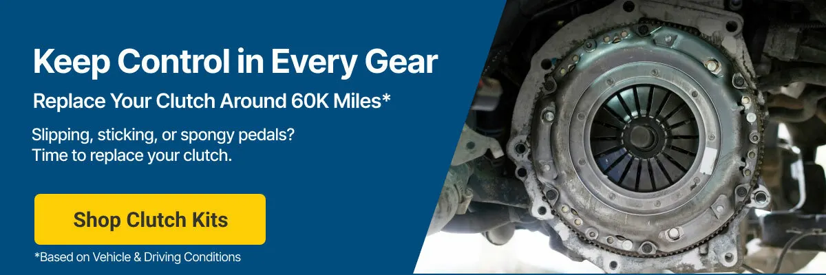 Maintenance Checklist (Clutch Kits): Splitting, sticking, or spongy pedals? Time to replace your clutch.