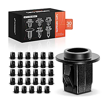 A-Premium Clips & Fasteners - Black, Nylon, Direct Fit, Set of 30