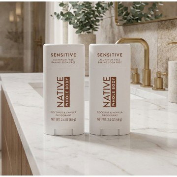 2-Pack Native Whole Body Aluminum Free Sensitive Deodorant, 2.4 oz 