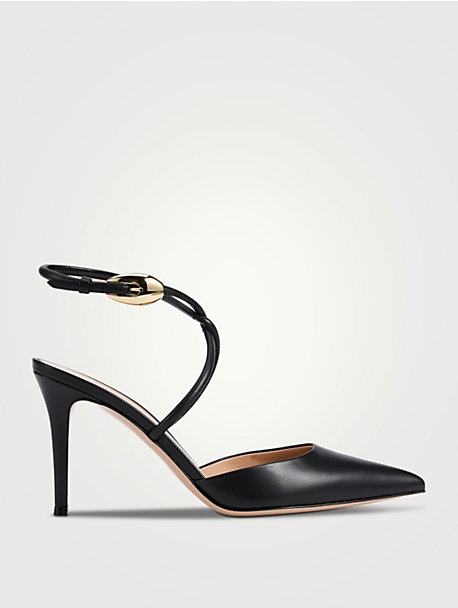 Jungle Mamba Leather Wrap Pumps