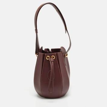 Must de  Burgundy Leather Draw