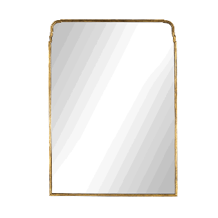 Loire Gold Floor Mirror