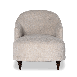 Marnie Cream Fabric Chaise Lounge