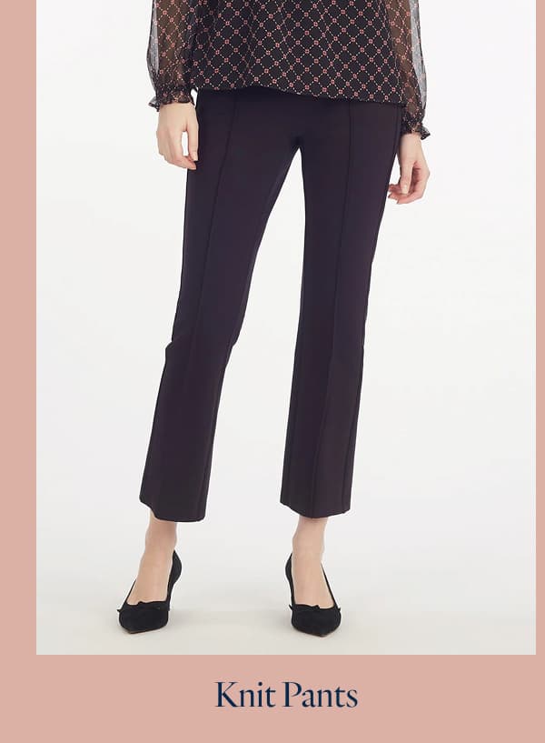 Knit Pants in Ponte