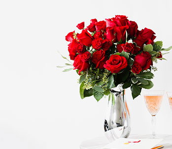 Teleflora's True Romance Bouquet with Red Roses