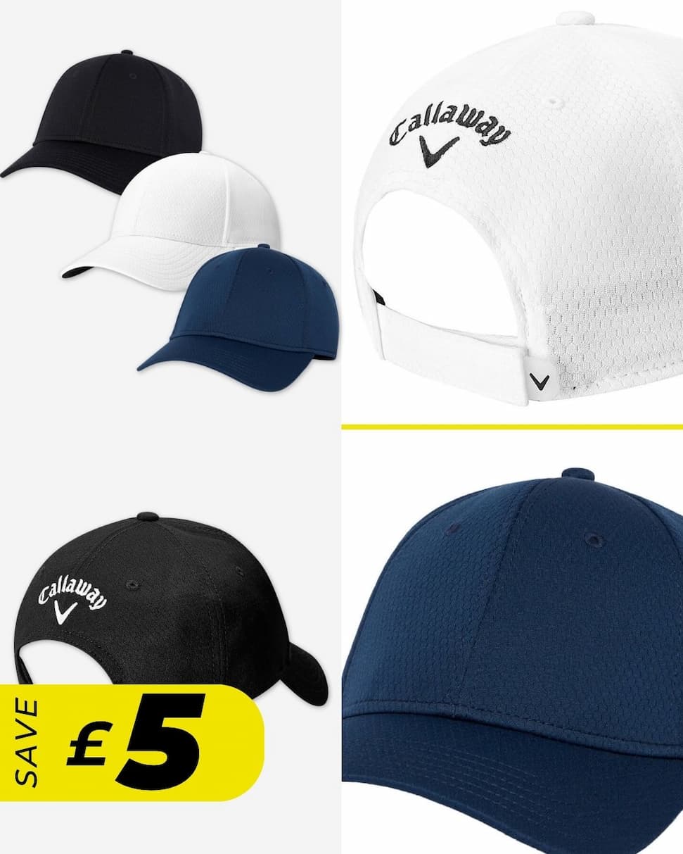 Callaway Golf Mens 2026 Textured Classic Adjustable Baseball Cap