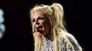 Britney Spears on stage in 2016.
