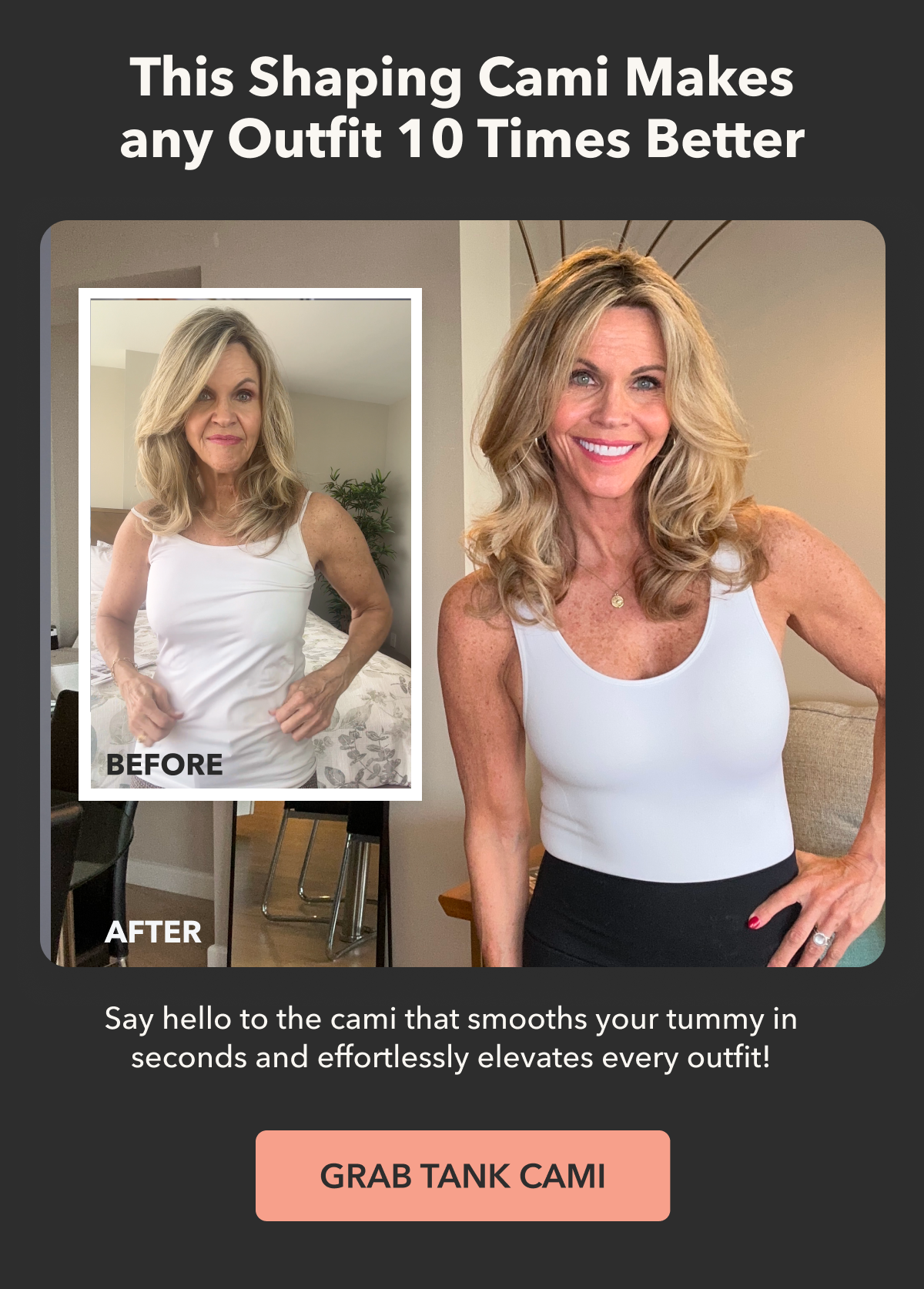 Shapermint Essentials All Day Every Day Tank Cami