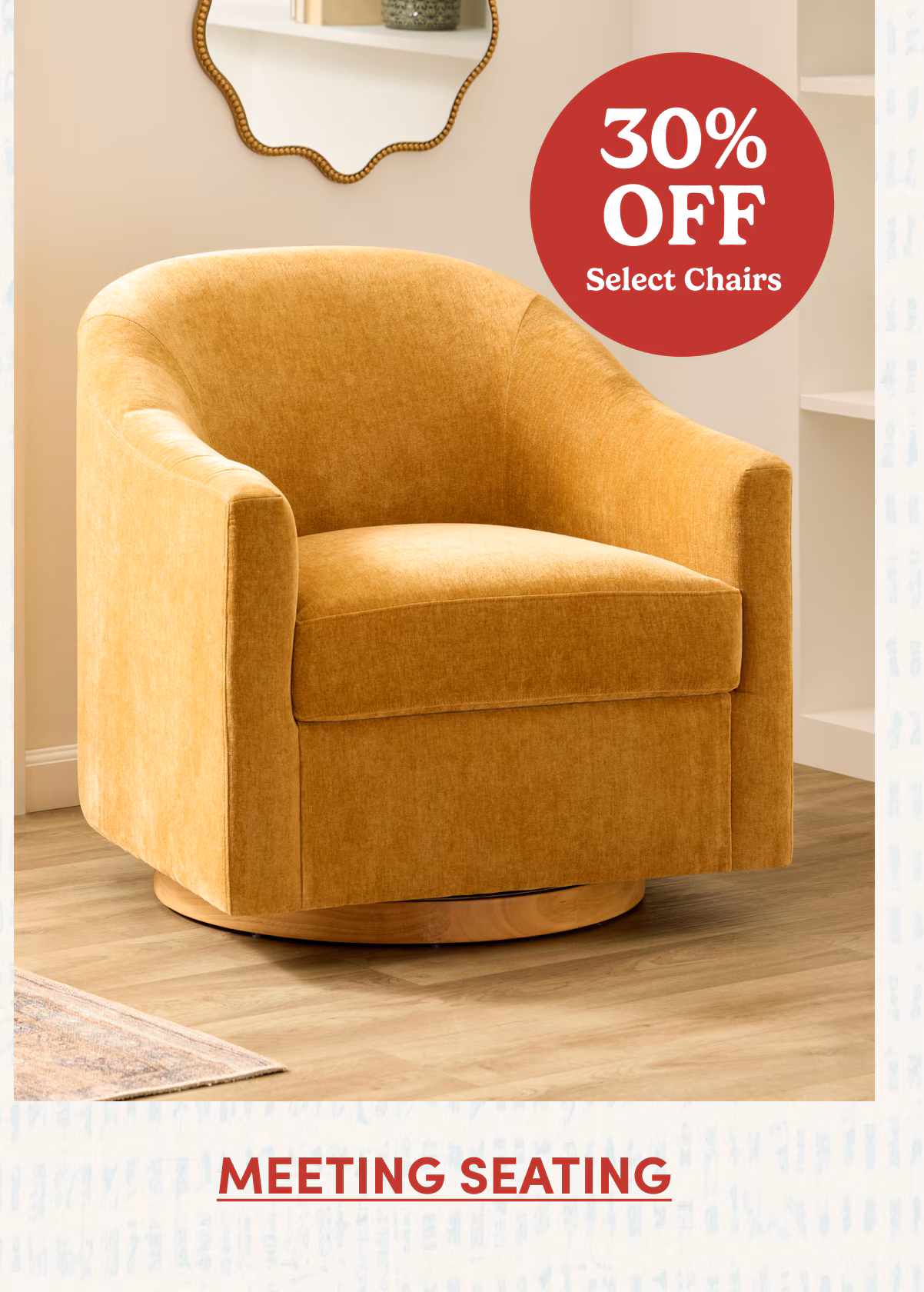 30% Off Select Chairs | MEETING SEATING