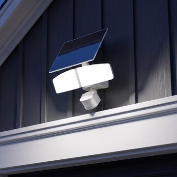 GE Household Lighting Outdoor Security 2 Head Solar Motion Sensing Light