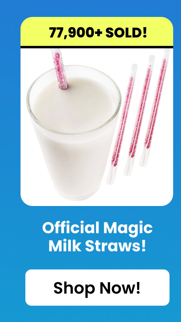 Official Magic Milk Straws!