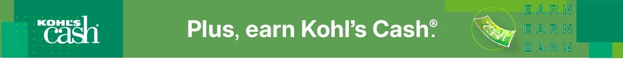 plus, earn kohl's cash