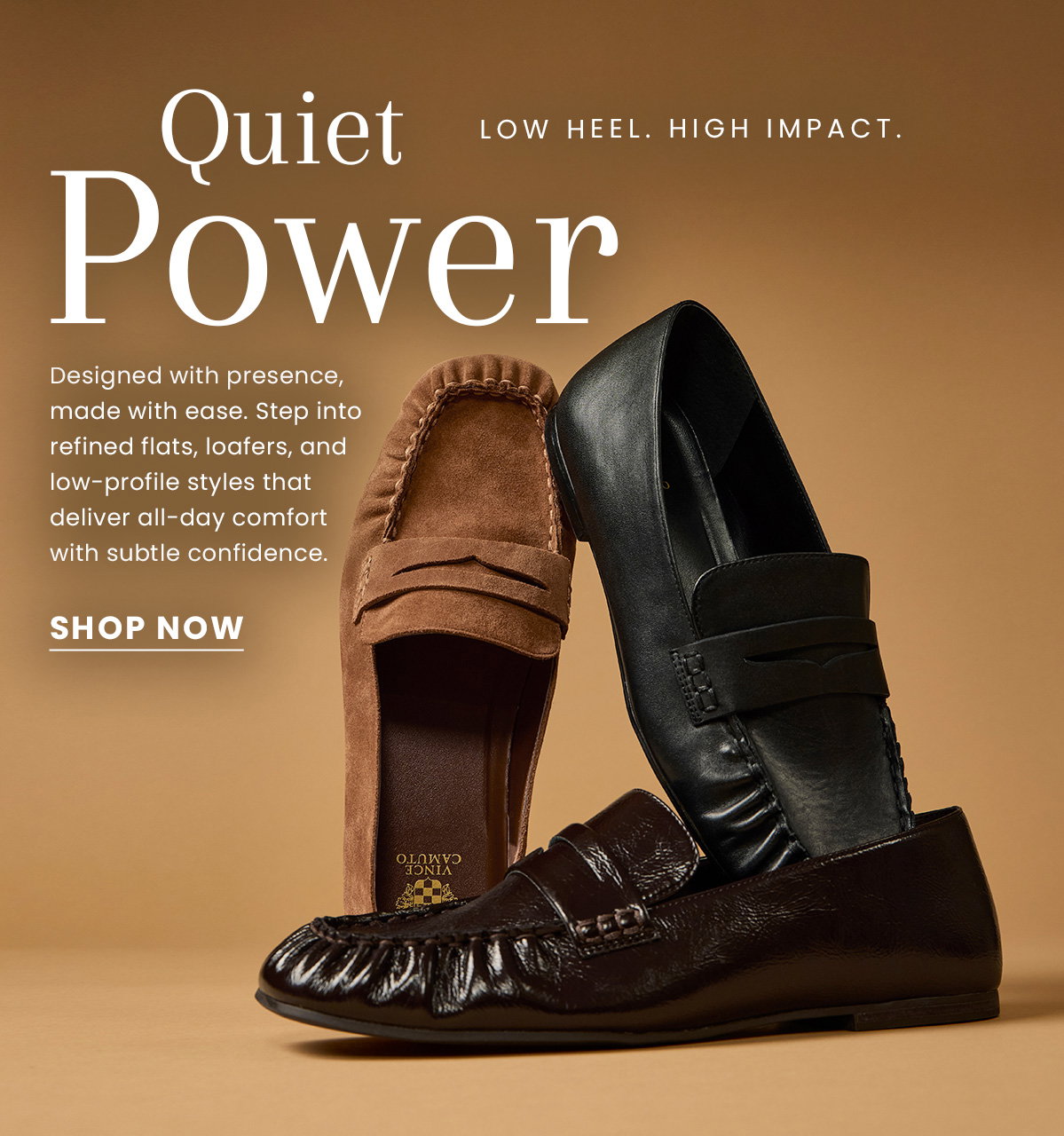 Quiet Power | Low Heel. High Impact. [Shop Now]