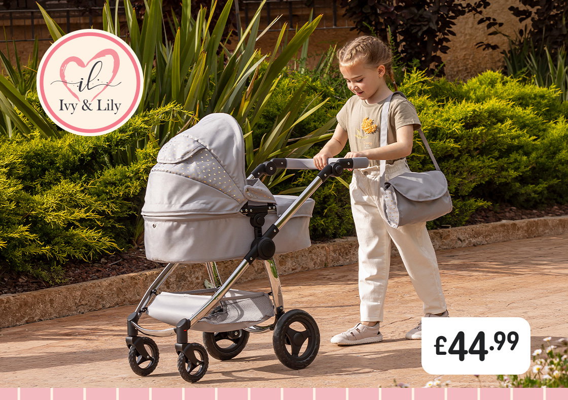 Ivy & Lily Premium Baby Doll 2-in-1 Travel System