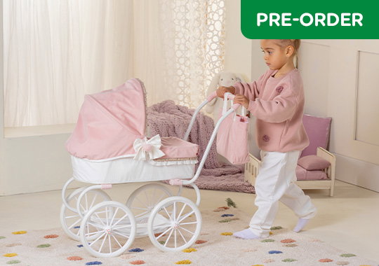 Ivy & Lily Baby Doll Carriage Pram