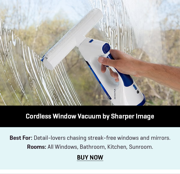 Cordless Window Vacuum by Sharper Image