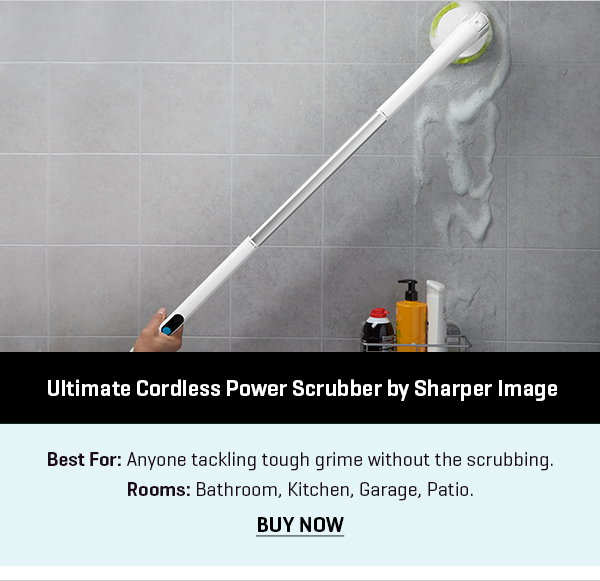Ultimate Cordless Power Scrubber by Sharper Image