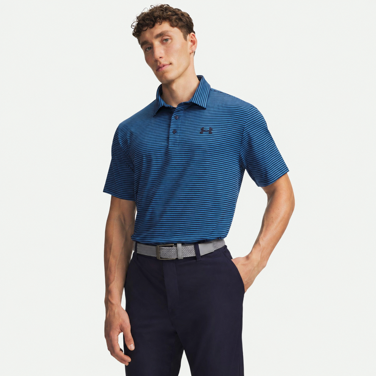 Under Armour Men's Playoff 3.0 Stripe Golf Polo Shirt