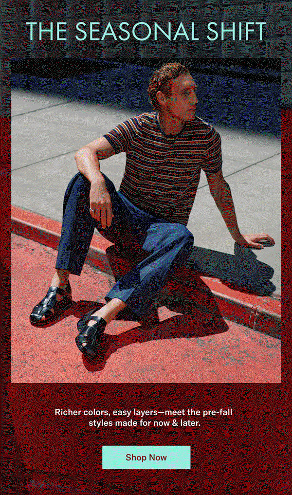 The Seasonal Shift: Richer colors, easy layers