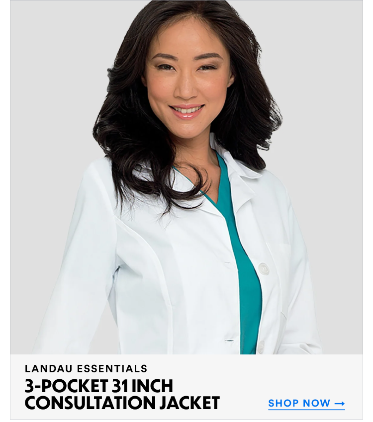 Landau Essentials | 3-Pocket 31 Inch Consultation Jacket | Shop Now