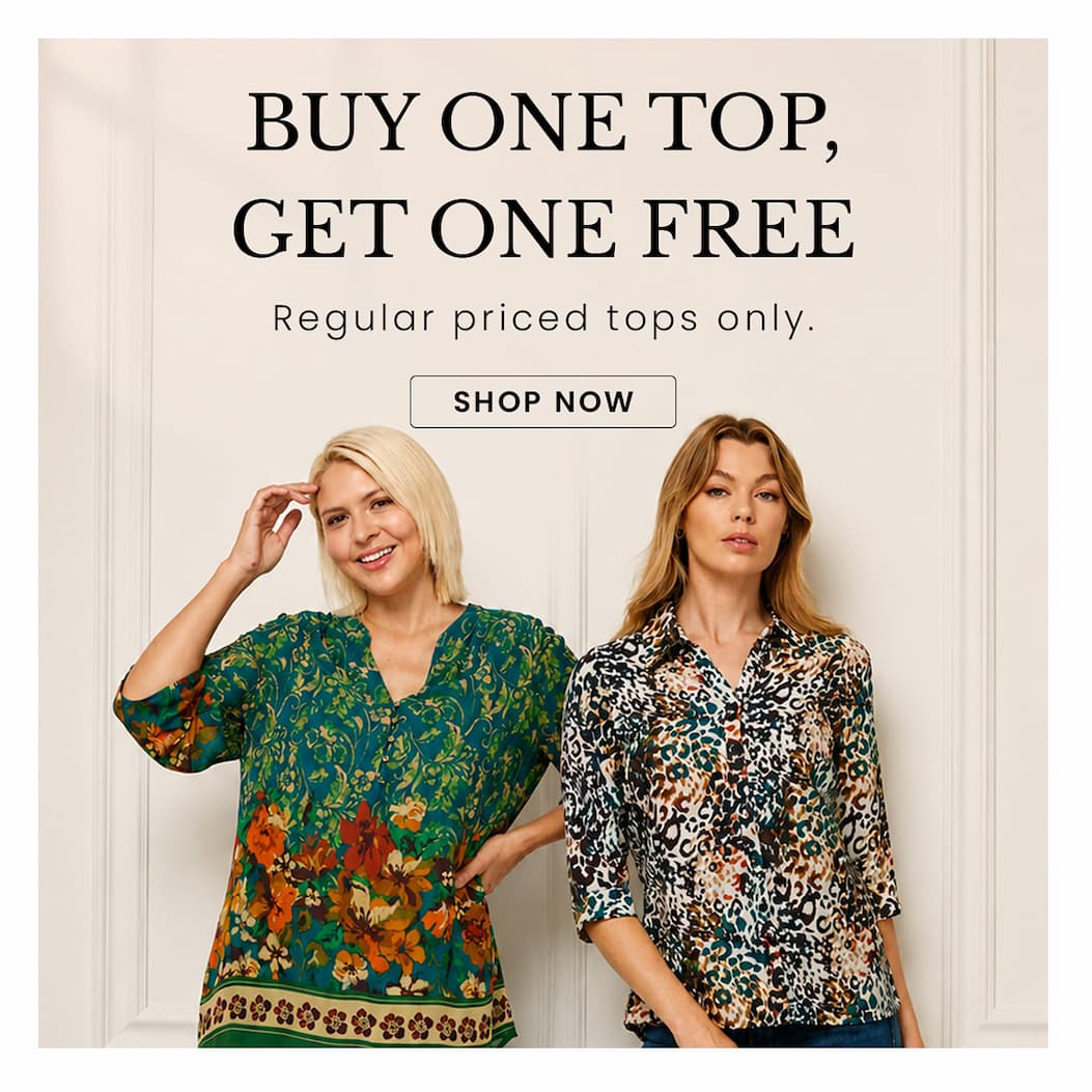Tops BUY ONE GET ONE FREE. 