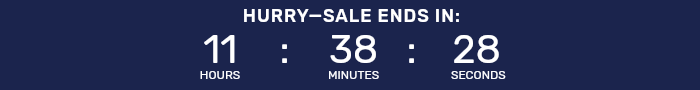Countdown timer for Night Owl Sale.