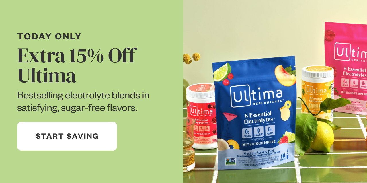 Today Only: Extra 15% Off Ultima