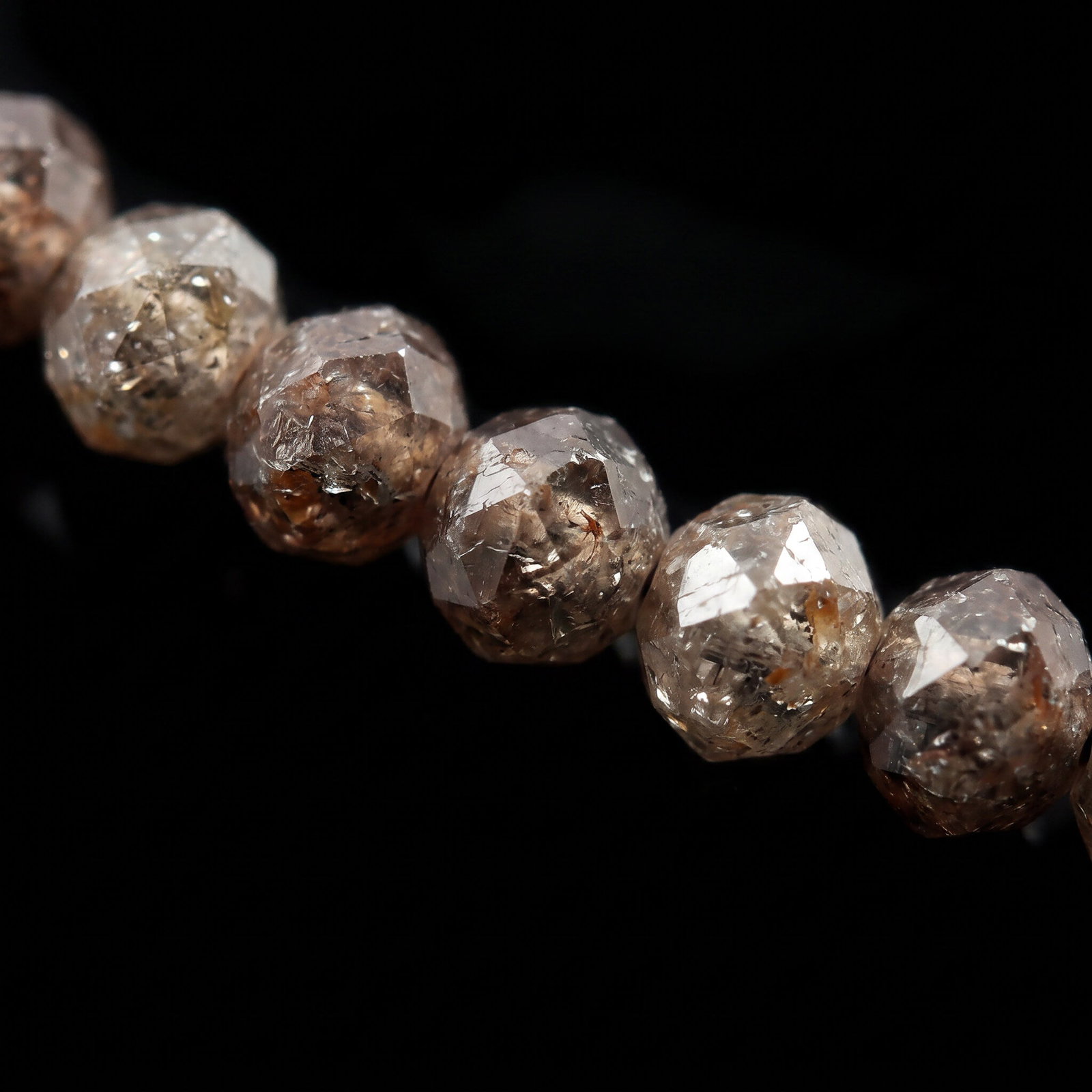 Red-Brown Diamond Bracelet