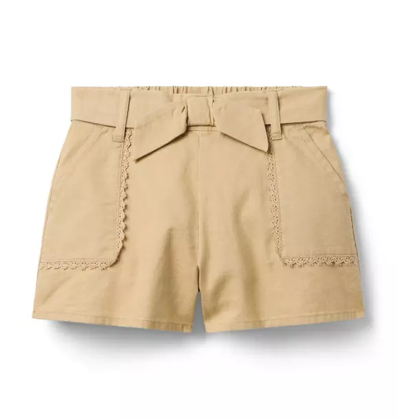 Image of The Bow Lace Trim Short