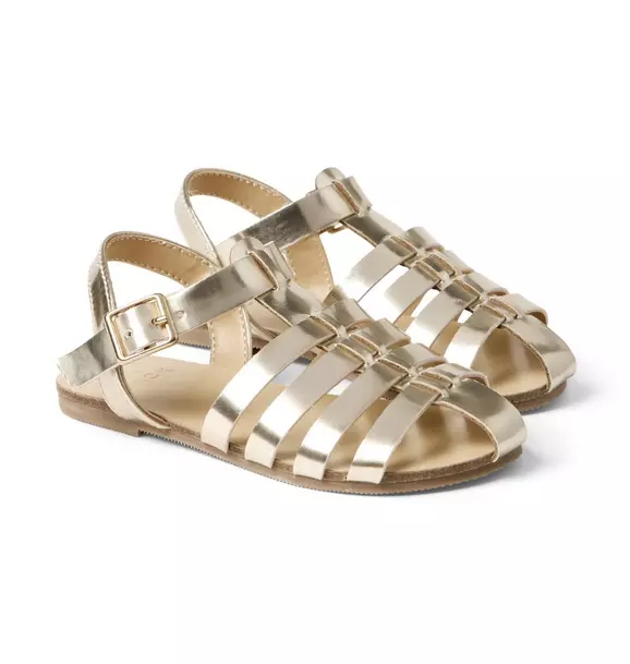 Image of Metallic Fisherman Sandal