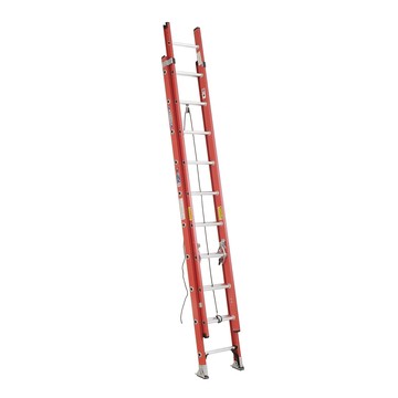 Werner, 20ft. FG Ext. Ladder, Type 1A, Material Fiberglass, Model# D6220-2