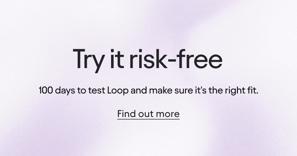 Try it risk-free