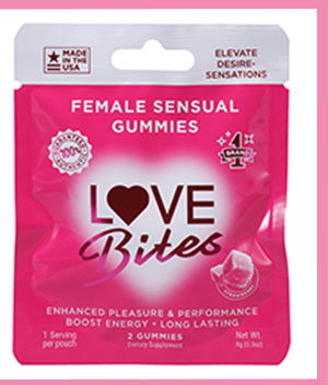 Love Bites Female Sensual Enhancement Gummies - 2 Count
