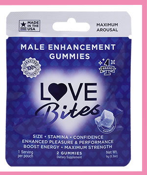 Love Bites Male Sensual Enhancement Gummies - 2 Count