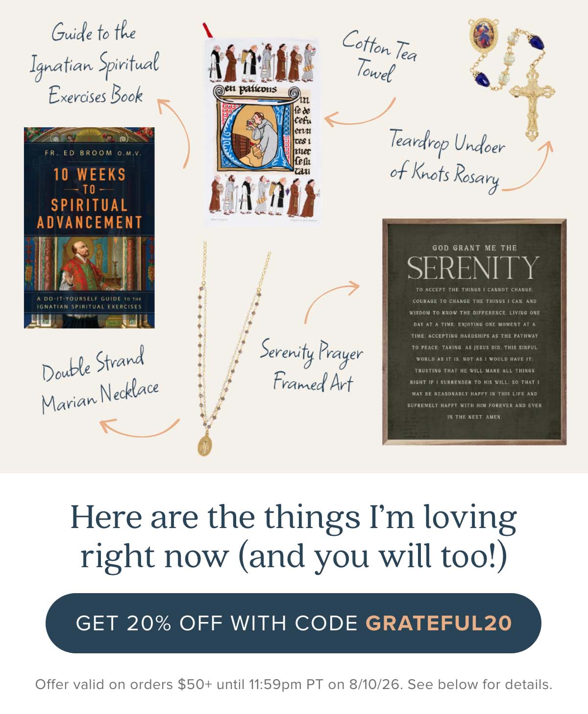 Here are the things I'm loving right now (and you will too!) Get 20% off with code GRATEFUL20