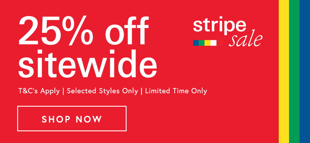 Shop 25% off sitewide*