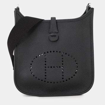 Evelyne 23 Black Taurillon Cle