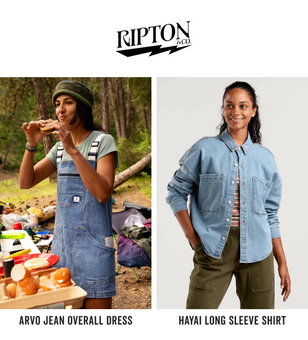 Shop the Arvo Jean Overall Dress