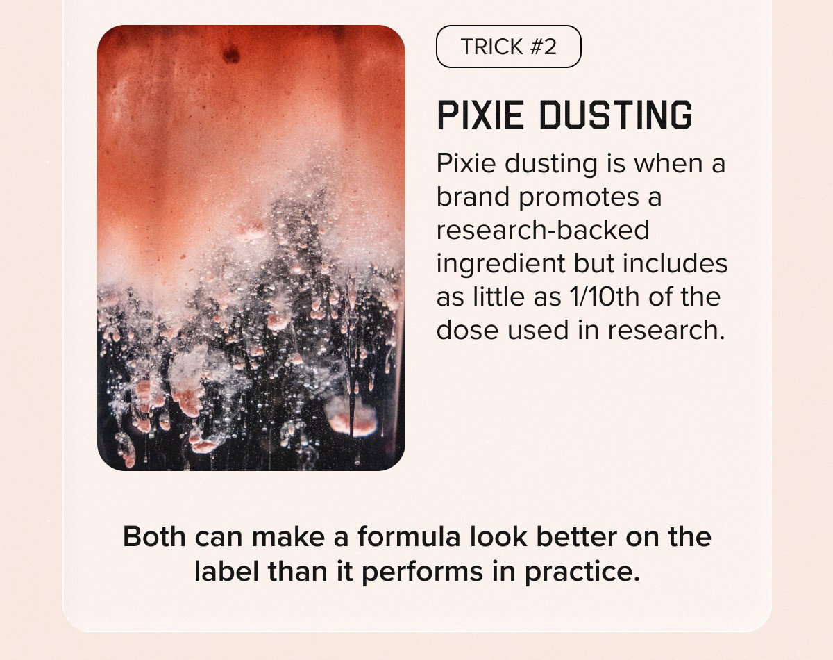 Trick #2 Pixie Dusting