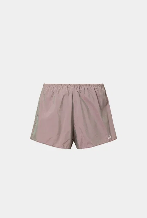 High Waist Prismatic Short