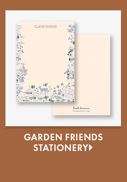 Garden Friends Stationery