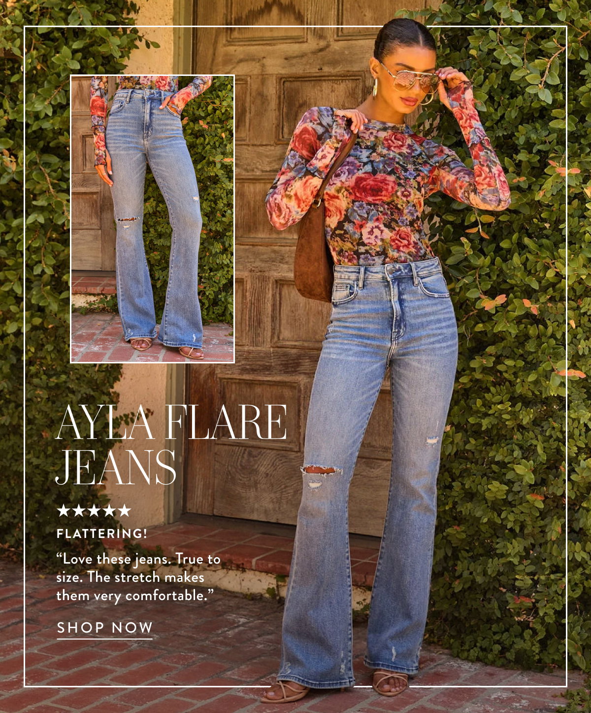 Shop The Ayla Flare Jeans 